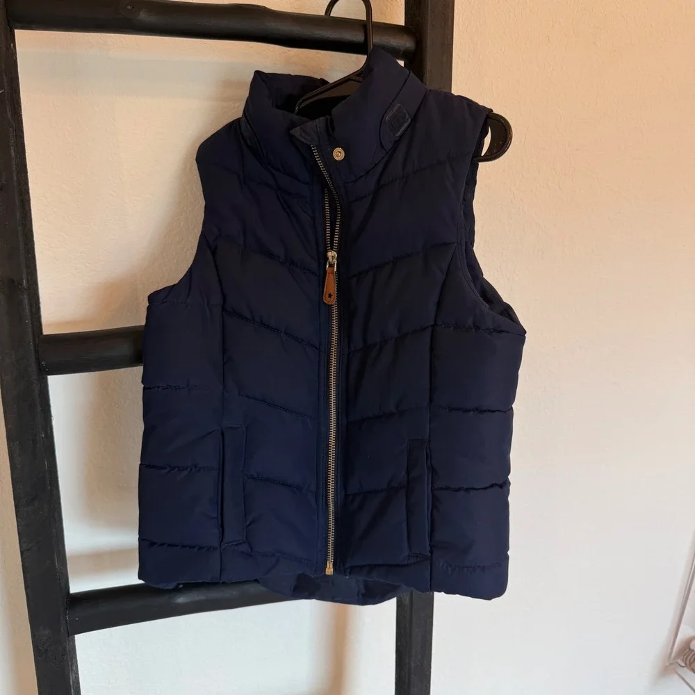 H&M Kids Navy‎ Blue Puffer Vest Sleeveless Jacket Size 6-8 Years